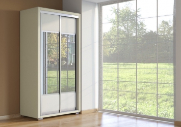 Шкаф-купе 2-х дверный Orma Soft зеркальный