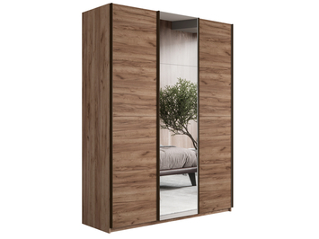 Шкаф-купе Прайм Люкс з-х дверный (ЛДСП, зеркало)