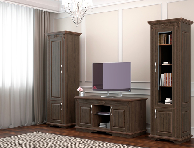 Купить шкаф распашной 1 створчатый Палермо орех мокко